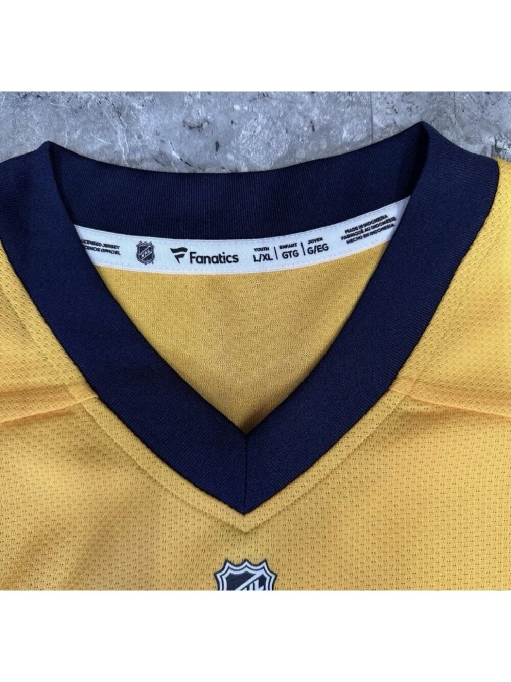 Nashville Predators Fanatics Youth L/XL Breakaway NHL Hockey Jersey NWT - Picture 4 of 6
